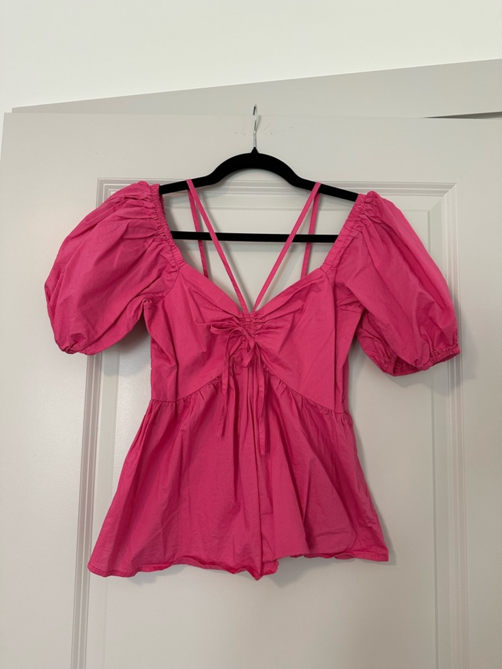 Aqua Fuchsia Blouse